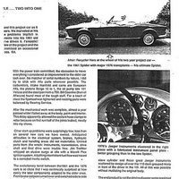 An article that describes how the car came about - page 2 of 3