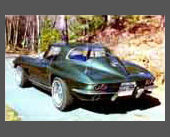 1997-1998 — 1967 Corvette Coupe — Obtained from a guy who had five of them!  Of all the cars we've owned, this is the one that got the most attention!  Everywhere we took it we'd get stares, waves, hoots.  Gobs of American muscle-car torque.  Handling?   Well...  I love my Alfas, and this fella's been sold and can now be found cruisin' the streets of Rochester, NY.