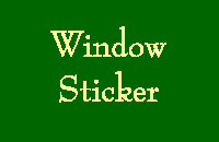 Window Sticker from '89 Lotus
